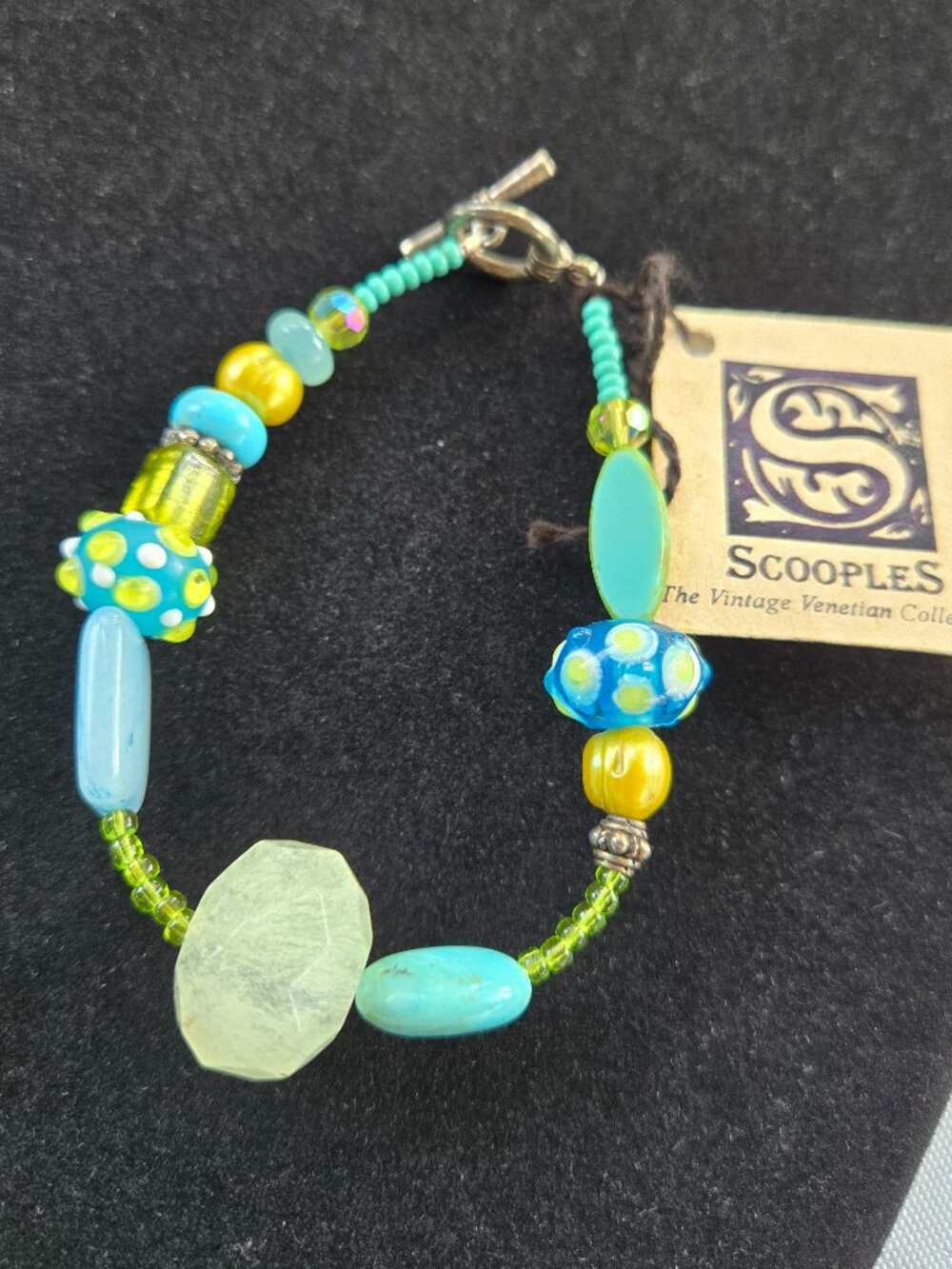 Cindy French Scooples Beachy Summer Beaded Bracelet